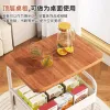 Consignment trolley, storage rack, household multi-layer movable storage rack with table board, snack trolley details Picture